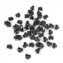 55Pcs Momentary PCB Pushbutton Tact Tactile Switch DIP 2 Pins 3mmx6mmx5mm