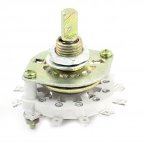 6mm D Shaft 2P5T 2 Pole 5 Position Band Channel Rotary Switch Selector
