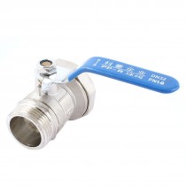 1PT to 32mm Inner Hole Dia Blue Lever Copper Plating PPR Ball Valve