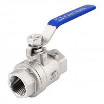 3/4PT Full Port 2 Way Rotary Lever Stainless Steel Two Piece Ball Valve