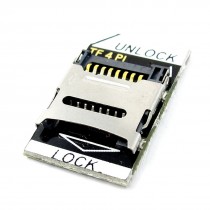 Stainless Steel TF to SD Card Adapter PCB Board Module Black