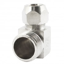 1 2pt Male Threaded Quick Fitting Coupler Elbow Connector for 12mm Dia Air Hose