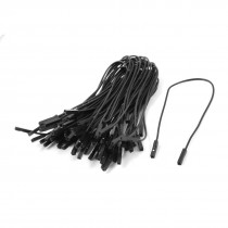 40pcs Female to Female Solderless Breadboard Jumper Wire Black