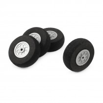 4 x RC Electric Toys Airplane Sponge Spoke Wheel 30mm x 10mm x 2mm