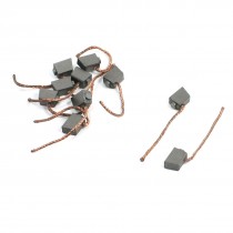 10 Pcs Electric Drill Motor Carbon Brushes 11/64" x 17/64" x 9/25"