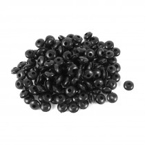 200 PCS 3mm Inner Diameter Cable Wiring Rubber Grommets Gasket Ring