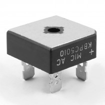 Metal Case Resin KBPC5010 Single Phase Bridge Rectifier 1000V 50A