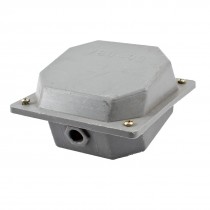 Surface Mounted Waterproof Sealed Plastic Electric Junction Box Gray