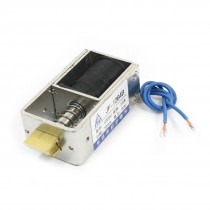 DC 12V 2.5A Spring Loaded Linear Door Locking Solenoid Electromagnet 10mm 55N