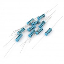 10PCS 100 Ohm 1W Resistance Fixed Metal Oxide Film Resistors Blue
