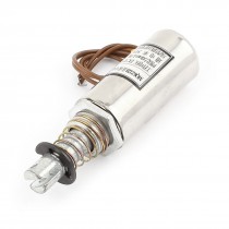 1Kg Force 0mm Stroke Tubular Push Pull Solenoid Electromagnet DC 12V