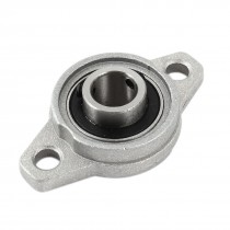 Mini Two Bolt Flange Set Screw Mounted Metal Pillow Block Bearing FL001