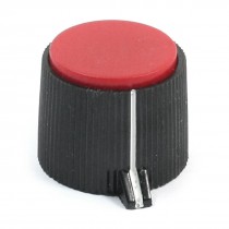 Red Top Stereo Radio Taper Potentiometer Control Volume Knob Cap KN113