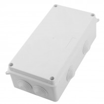 ABS IP65 Waterproof 26mm Hole 8 Cable Entries Junction Box 200x100x70mm