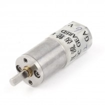 DC 6V 80RPM 3mm Diameter D Shaft Cylinder Shape 12mm Gearbox Speed Reducer Motor