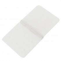 Foldable White Nylon Pinned Hinges 20mm x 36mm for RC Helicopter Aircraft
