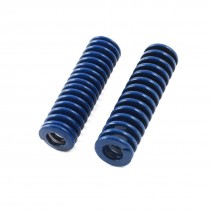 2PCS 10mm x 35mm Light Duty Blue Spiral Stamping Compression Die Spring