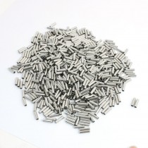 2000Pcs EN4009 Model Tin Coated Tube Bare Terminal 12AWG Electric Wire Connector
