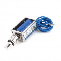 Open Frame Pull Type Electric Electromagnet Solenoid 10mm 80g DC12V 1A