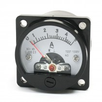 SO-45 AC 0-5A Sqaure Panel Ampere Meter Amperemeter Class 2.5