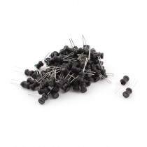 50Pcs PCB Board Radial Lead Inductor 2.2mH 400mA 6x8mm 10% Tolerance
