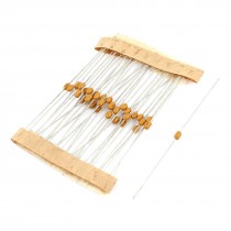 30pcs 50V 100nF 2 Pins Multilayer Ceramic Disc Capacitors