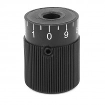Mechanical 12x50mm Metal Clamping Hole Fine Tuning Numeric Scale Knob