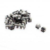 30PCS 13mmx8.5mmx8.5mm DIP Through Hole Push Button Locking Tactile Tact Switch