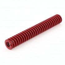 12mm x 6mm x 80mm Red Chromium Alloy Steel Compression Die Spring