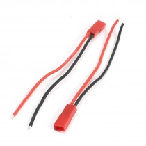 2Pcs JST Female Connector Plug Lead Wire for RC Model Helicopter Lipo Batteries