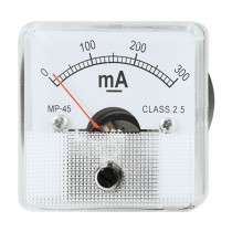 Analog Current Panel Meter DC 300 Milliampere Ammeter