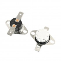 2Pcs Normally Closed 55C Thermostat Temperatur Controlled Switches