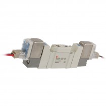 2 Position Double Action 5 Ports DC 12V Solenoid Valve