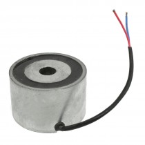 80mm Dia. 50mm Height Sucked Type Cylinder DC Electromagnet 24V 80Kg
