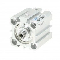 25mm Diameter Bore 10mm Stroke Single Rod Aluminum Alloy Air Cylinder SDA25X10