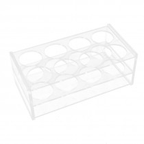 Clear Rectangular Plastic 8 Holes 100ML Centrifuge Tubes Holder Rack