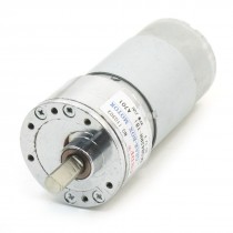 2.5mm Thread Hole Dia Cylindrical Magnetic Gear Box Motor DC12V 200RPM