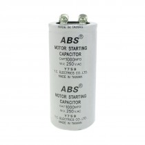 ABS 1000MFD 1000uF 250V Cylindrical AC Motor Starting Capacitor