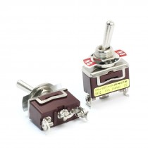 Replacement SPDT ON/OFF/ON 3 Position Toggle Switch AC 250V 15A E-TEN1122 2pcs