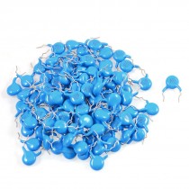 100 Pcs AC 250V 2200pF Through Hole Ceramic Disc Capacitors