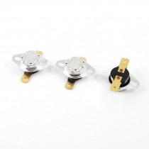 3 Pcs KSD301 65C NC Temperature Controller Switch Thermostat AC 250V 15A
