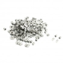 100 Pcs Low Breaking Capacity 5 x 20mm Fast Blow Glass Tube Fuses 1A 250V