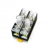 2 in 1 FS-10 250V 10A Single Pole 6 x 30mm Fuse Holder Base
