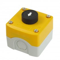 Plastic Shell SPST Momentary Arrow Black Flat Push Button Switch 240V 3A