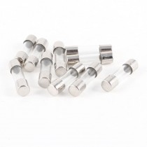 10 Pcs Fast Blow Type Glass Tube Fuses 5x20mm 250V 50mA
