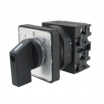 AC 240V ON/OFF/ON 3 Position Rotary Cam Changeover Switch New