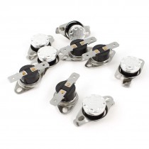 10PCS AC250V 10A 95C NC Auto Reset 2Pin Terminals Temperature Control Switch