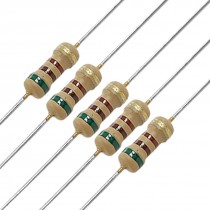 100 x Resistors 510 ohm 1/4W 250V 5% Carbon Film
