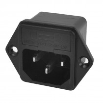 IEC 320 C14 Inlet Electric Rice Cooker Plug Socket AC 250V 10A w Fuse Holder