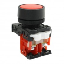 Momentary 2 Pin Red Button SPST Power Pushbutton Switch AC 250V 6A